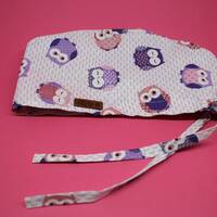 Anime Owl Scrub Hat, Scrub Cap, Stretchy Scrub Cap, Chef Hat, Women's Scrub Hat, Scrub Hat In Uk
