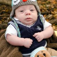 Baby Owl Beanie - Baby Owl Hat - Baby Owl Earflap Hat - Sleepy Owl Beanie - Sleepy Owl Hat - Sleepy 