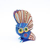 Owl alebrije, wood carvings, Mexican folk art