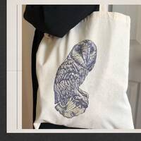 Unique Owl Design Tote Bag - Carry Your Essentials with a Hoot!