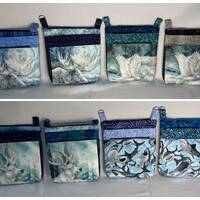 Moose, Owl, Shark, and Arctic Crossbody Purse