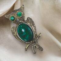 Owl Brooch, Owl Jewelry, Owl Pin, Vintage Lapel Pin, Hat Pin, Vintage Jewelry for Women