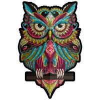 Wooden Jigsaw Puzzle "OWL" | totem | laser cut | 23" tall