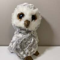 Ty Beanie Boo “Owlette” the Owl with Gold Glitter Eyes! (6 inch)