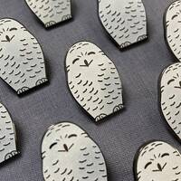 Snowy Owl | Hard Enamel Pin
