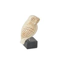 Ancient Greek Athenian Owl Figurine - Symbol of Wisdom, Goddess Athena Holy Bird, Ancient Greek Myth