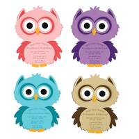 Hoot Hoot Hooray! Personalized Owl Birthday Invitations