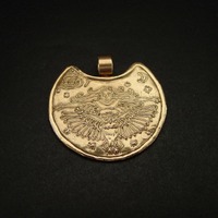 Arianrhod Pendant: Hand-carved Owl Shapeshifter Welsh Celtic Goddess of the Moon, Stars and Sky neck