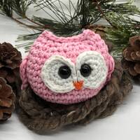 Handmade Crochet Owl Amigurumi | Cute Décor, Plushie, Stuffie | Cotton Yarn