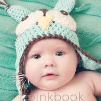 Crocheted Owl Hat