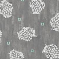 Gray Owl Fabric: Nocturne Modern Print, QT Fabrics