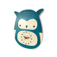 Owl Wall Clock - Nursery Wall Clock - Wood Clock - Kids Room Decor - Owl Decor