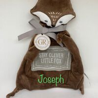 Baby Lovey personalized Fox lovey  Owl Lovey security blankie  Animal lovey    baby keepsake   baby 