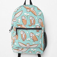Find Owl Backpacks at Redbubble