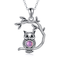 Owl Jewellery Pendant Necklace Valentines Gifts for Women Sisters Daught