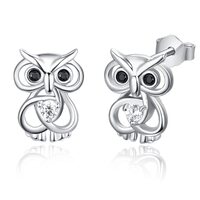 Owl Earrings for Women Girls Sterling Silver Owl Stud Earrings Owl Jewelry Owl Gifts
