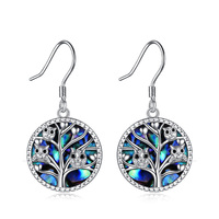 Owl Drop Earrings for Women Gifts 925 Sterling Silver Cute Animal Jewelry for Women Sister