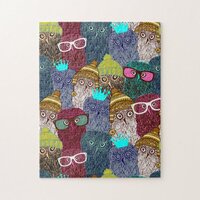 Owl in crown jigsaw puzzle