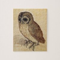 The Little Owl (by Albrecht Durer) Jigsaw Puzzle