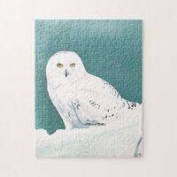 Arctic Snowy Owl Jigsaw Puzzle