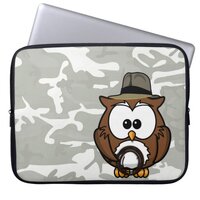 Indy owl laptop sleeve