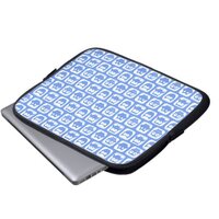 Blue Owl Pattern Laptop Sleeve