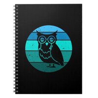 Retro Owl Notebook