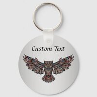 Owl Personalized Keychain