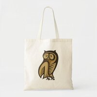Owl Symbol Color Tote Bag