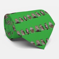 Great Grey Owl Neck Tie