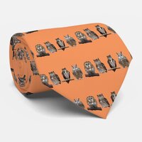 Tawny Owl Neck Tie
