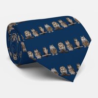 Tawny Owl Tie