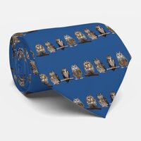 Tawny Owl Tie