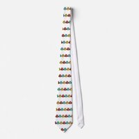 Colorful Owl Trio Tie