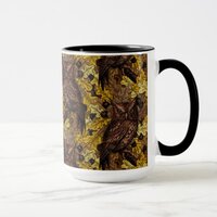 Autumn owls mug