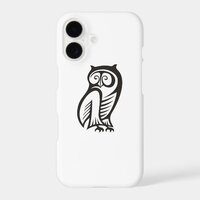 Owl Symbol Black iPhone 17 Case