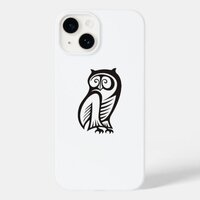 Owl Symbol Black iPhone 14 Case