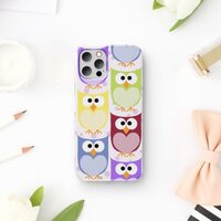 Cute Owls, Owl Pattern, Baby Owls, Colorful Owls iPhone 11 Case
