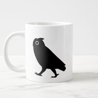 Walking Owl Silhouettes Large Coffee Mug