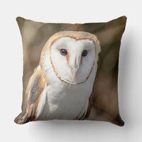 Barn Owl Throw Pillow