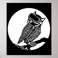 VR Owl Poster