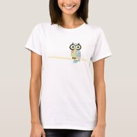 Fancy Funky Owl Women's T Shirts