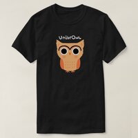UnibrOwl Unibrow Owl | Funny Cute Eyebrows Owl T-Shirt
