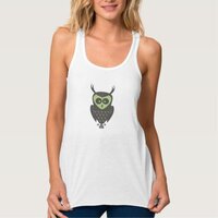 Autumn Owl Tank Top