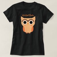 UnibrOwl Unibrow Owl | Funny Cute Eyebrows Owl T-Shirt