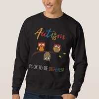 Puzzle Owl Cute Autism Awareness Autistic Kid Sweatshirt