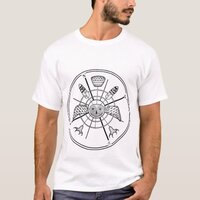 Snowy Owl Compass T-Shirt