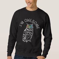 I'm Owlsome Sunglasses Awesome Owl Lover Gift Sweatshirt