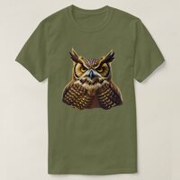 Great Horned Owl Shirt, Owl T Shirt, T-Shirt