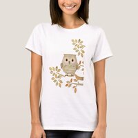 Musical Tree Owl T-Shirt